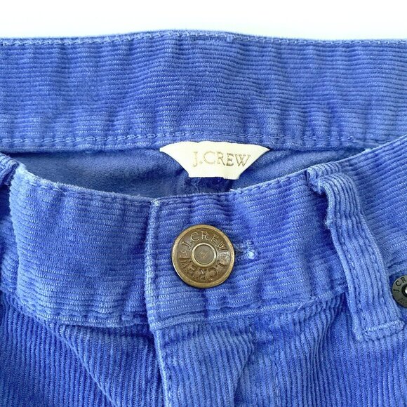 J.Crew Womens Toothpick Corduroy Skinny Ankle Pants Size 29 Blue Stretch Fall - Picture 7 of 12